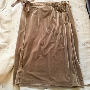 Shimmery midi skirt